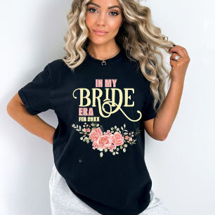 Florale Braut Brautparty T-Shirt