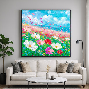 Florale Brise - Malstil Kunst Poster