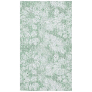 Florale Daisy samtiges Mintgrün  Tischdecke