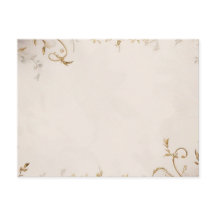 florale Einladung Postkarte