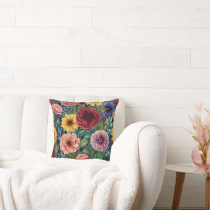 🌸 florale Elegance wirbelkissen 🌸 Kissen
