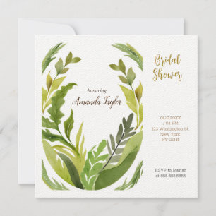 Florale Eleganz Brautparty Einladung
