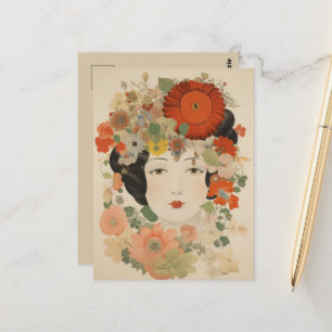 Florale Eleganz Postkarte