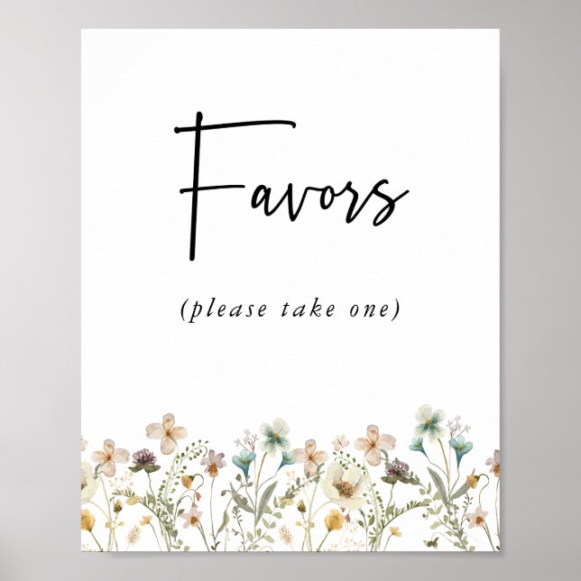 Florale Gefälligkeiten Poster (Vorne)