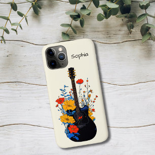 Florale Gitarrenkunst Case-Mate iPhone Hülle