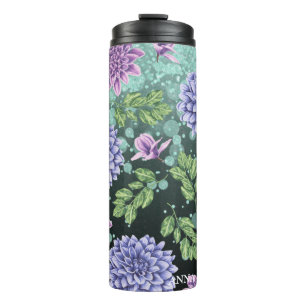 *~* Florale Glitter Sukkulente Mädchenhaft Thermosbecher