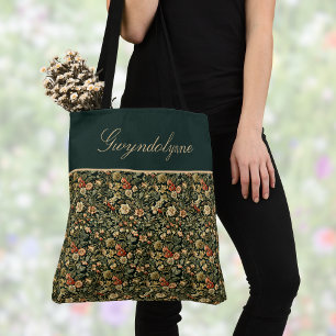 Florale grüne Cream William Morris inspiriert mit