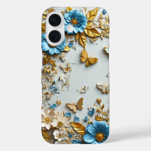 ✨ Florale Harmonie des Schmetterlingsblüten 🌸 Leb iPhone 16 Hülle