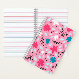 Florale Illustration Notizbuch