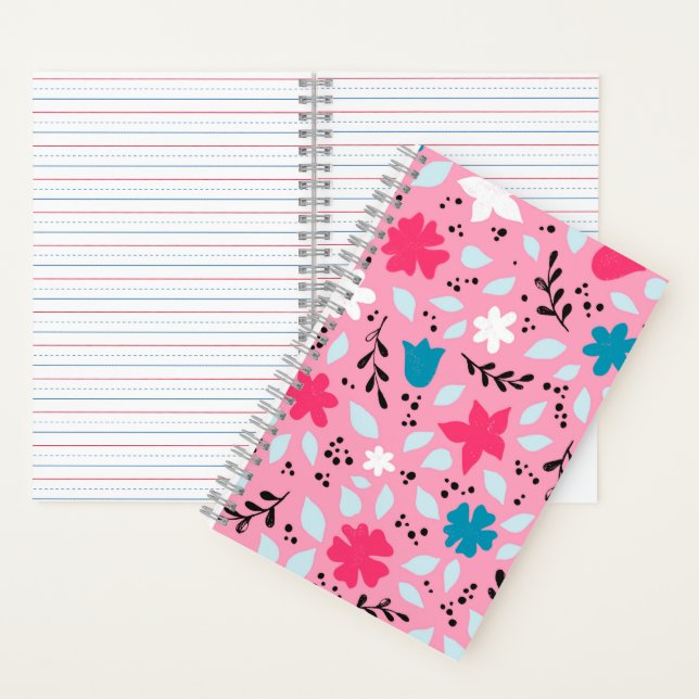 Florale Illustration Notizbuch (Innen)