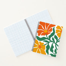 Florale Illustration Notizbuch