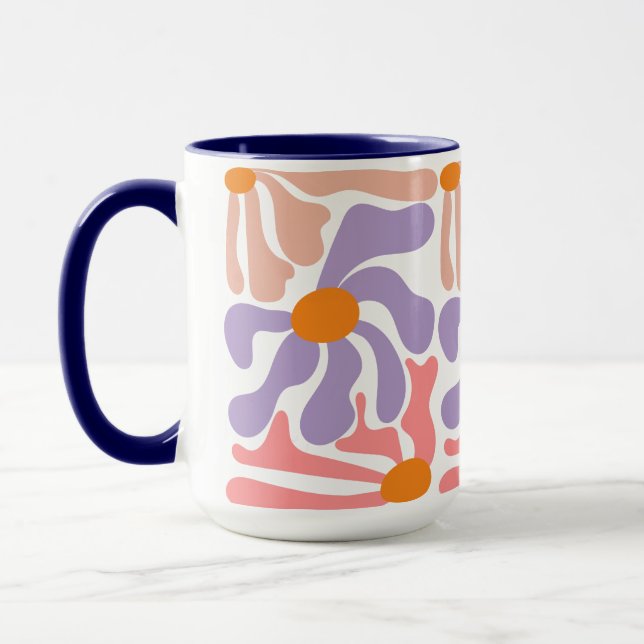 Florale Illustration Tasse (Links)