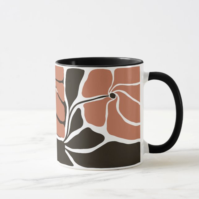 Florale Illustration Tasse (Rechts)