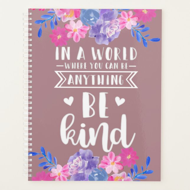 florale Inspiration Planer (Vorderseite)