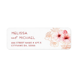 Florale Kirschblüten Rosa Weiß   Hochzeit