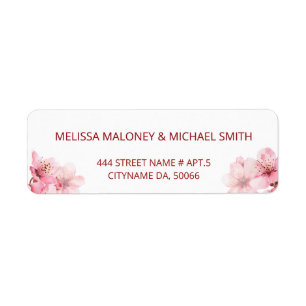 Florale Kirschblüten Rosa Weiß Hochzeit