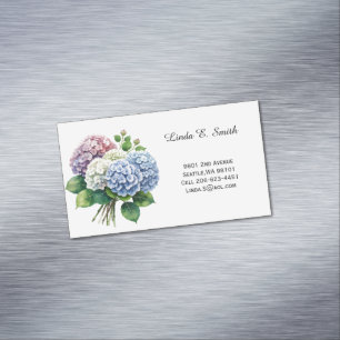 Florale magnetische Visitenkarte