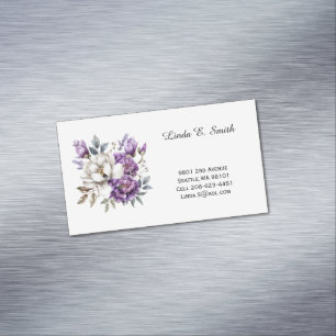 Florale magnetische Visitenkarte