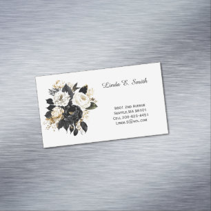 Florale magnetische Visitenkarte