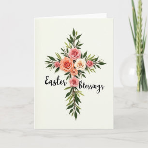 Florale Ostergrußkarte Karte