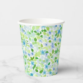 Florale Party in zarten  Pastelltönen Pappbecher