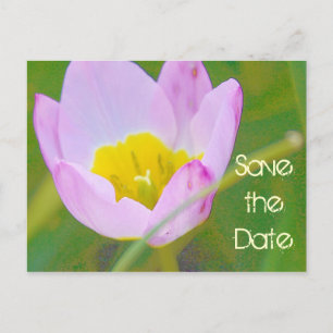 florale Save-the-Date-Postkarte Ankündigungspostkarte
