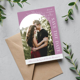Florale Schlichtheit 1 Lavendel Save The Date