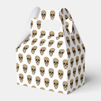 Florale Zuckerschädel Dia de los Muertos Geschenkschachtel