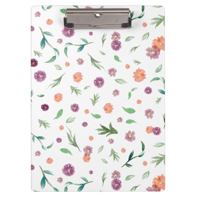 florale Zwischenablage für die Mama | Geschenk Klemmbrett (Vorderseite)