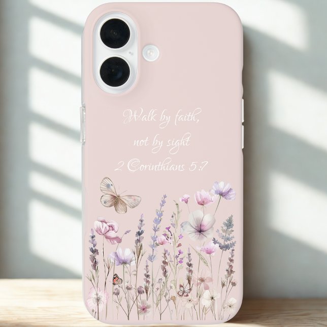 Floraler Bibelvers Case-Mate iPhone Hülle (Von Creator hochgeladen)