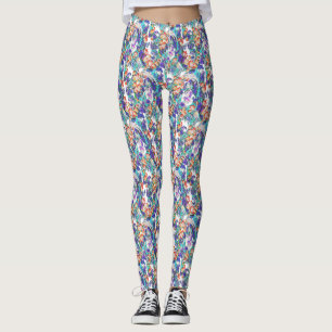 floraler Drache Leggings
