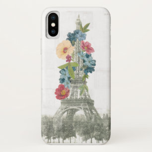 Floraler Eiffelturm Paris, Frankreich Case-Mate iPhone Hülle
