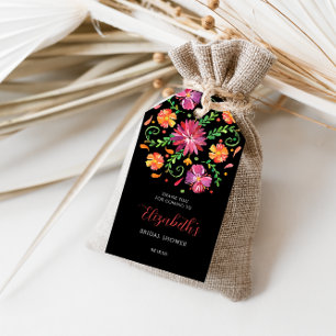 Floraler Tag der Toten-Brautjungfernenparty Geschenkanhänger