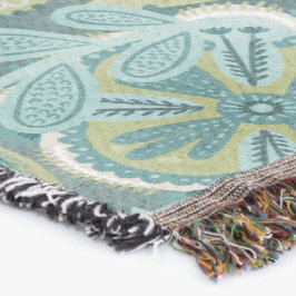 Florales Boho-Botanikmuster Decke