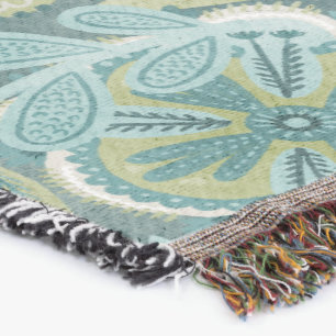 Florales Boho-Botanikmuster Decke