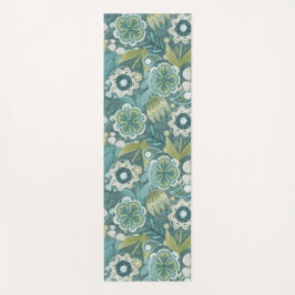 Florales Boho-Botanikmuster Yogamatte