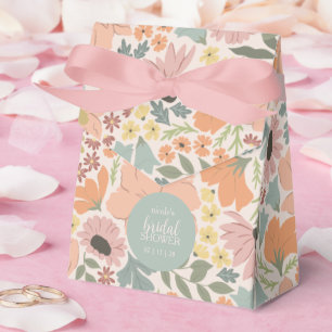 Florales Braut-Dusch  Geschenkschachtel