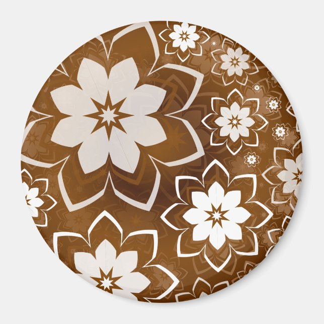 Florales Design 13 Magnet (Vorne)