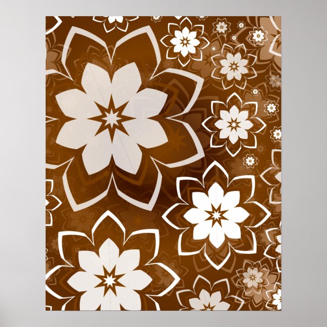 Florales Design 13 Poster (Vorne)