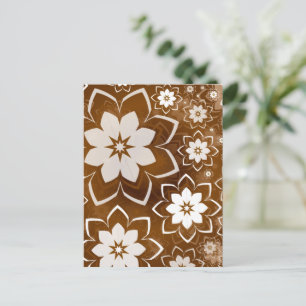 Florales Design 13 Postkarte