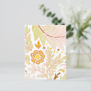 Florales Design 19 Postkarte