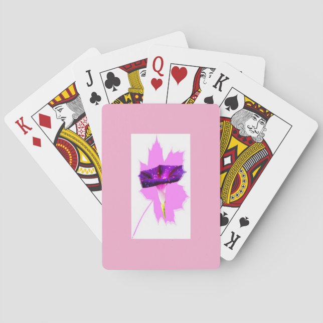 Florales Design  Spielkarten (Rückseite)
