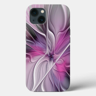 Florales Fraktal Modernes Abstraktes Blumen Pink G Case-Mate iPhone Hülle