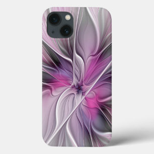 Florales Fraktal Modernes Abstraktes Blumen Pink G Case-Mate iPhone Hülle