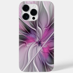 Florales Fraktal Modernes Abstraktes Blumen Pink G Case-Mate iPhone 14 Pro Max Hülle