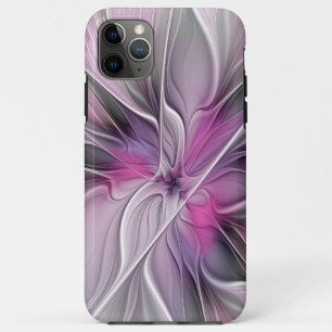 Florales Fraktal Modernes Abstraktes Blumen Pink G Case-Mate iPhone Hülle