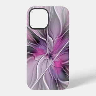 Florales Fraktal Modernes Abstraktes Blumenmuster iPhone 12 Pro Hülle