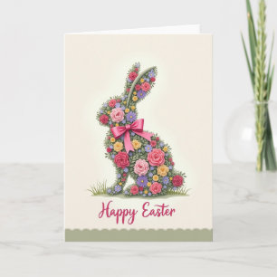 Florales Frühlings-Geschöpf Grußkarte Karte