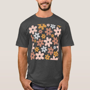 florales Frühlingsmuster T-Shirt