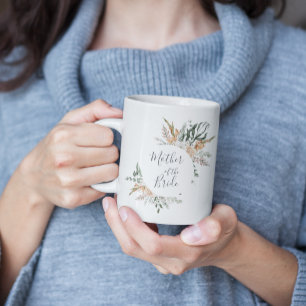 Florales Grün Mutter der Braut Tasse
